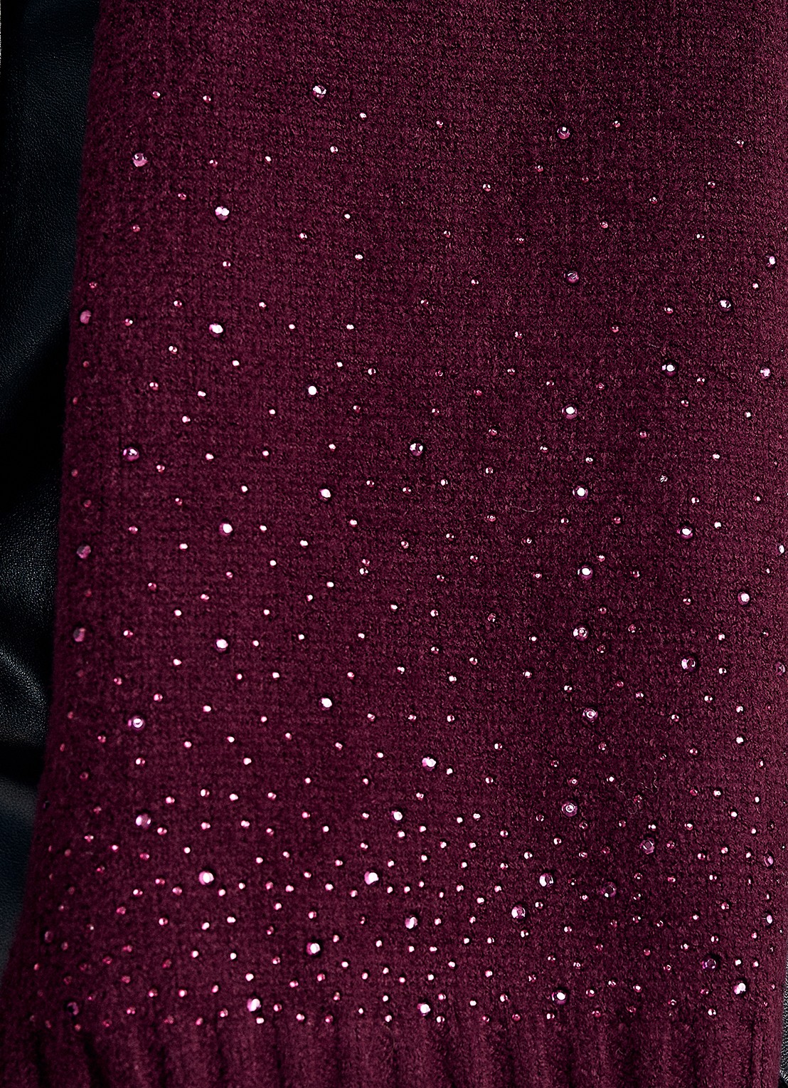 Phase Eight Sjaal met strass - detail 4 bordeauxrood