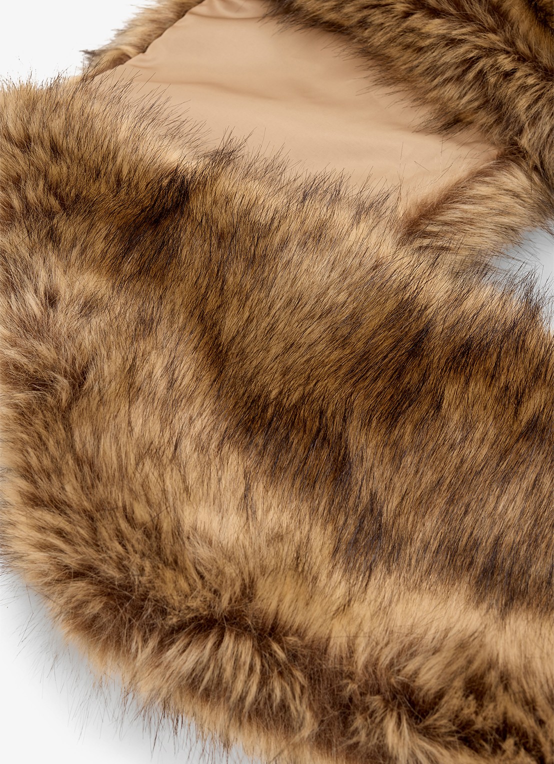 Phase Eight Sjaal van imitatiebont - detail 3 bruin