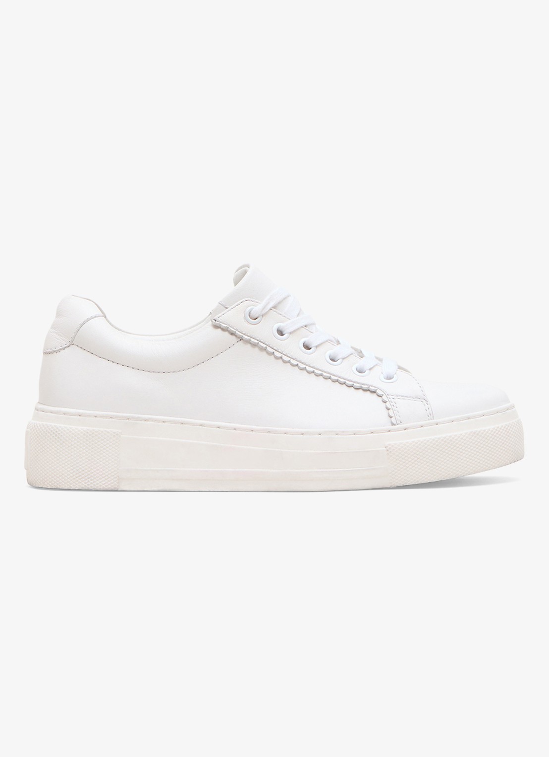 Phase Eight Sneaker van leer - voorkant wit