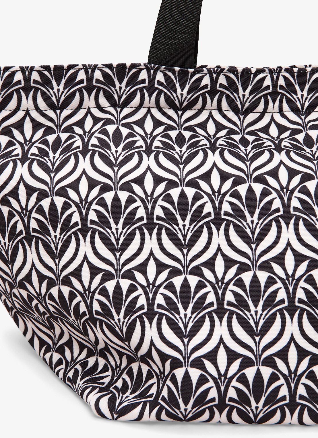 Phase Eight Strandtas met grafische print - detail 4 zwart