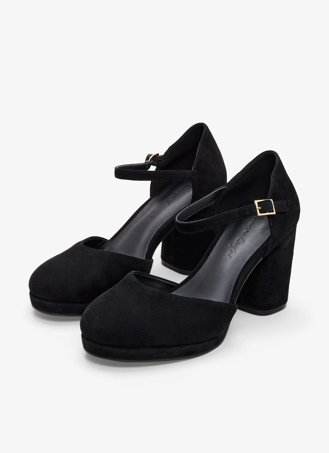 Phase Eight Suéde pumps  - detail 3 zwart