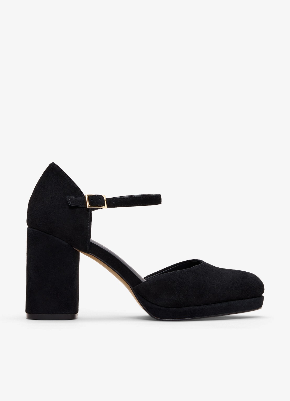 Phase Eight Suéde pumps  - voorkant zwart