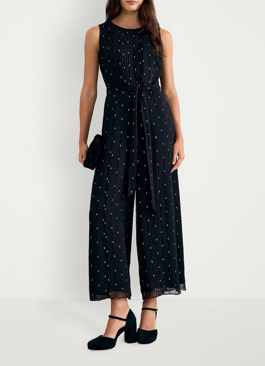 Phase Eight Suéde pumps  - voorkant 2 zwart