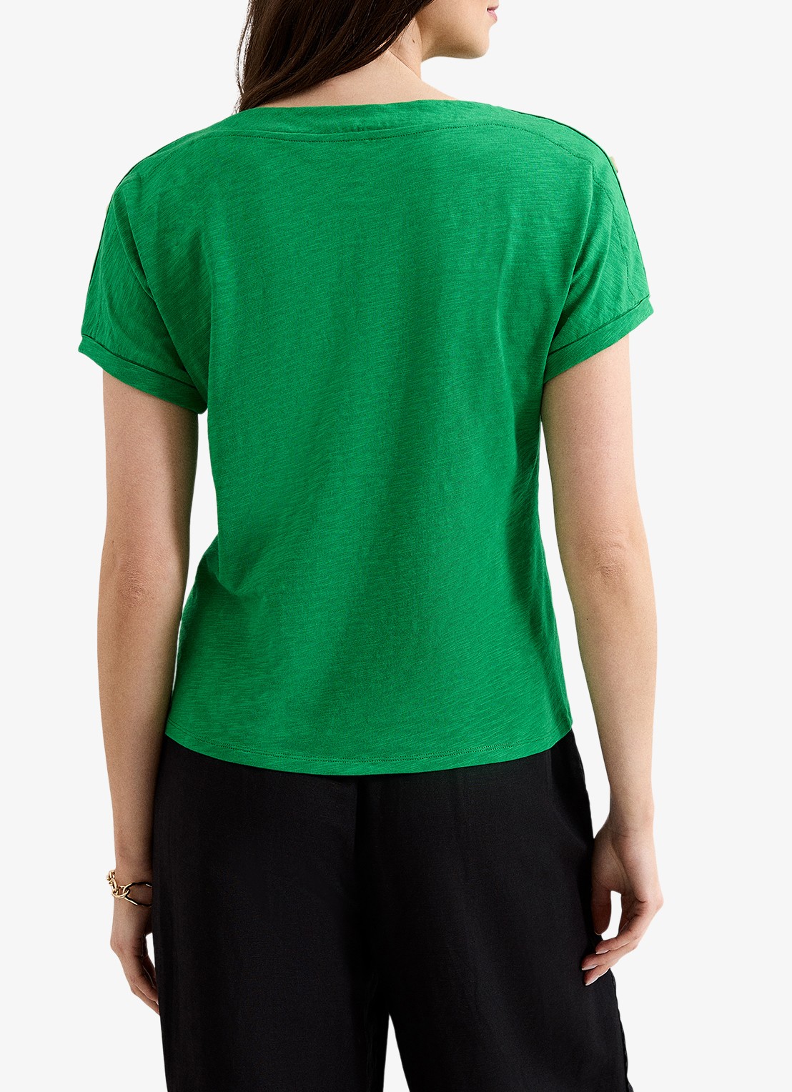 Phase Eight Suzie T-shirt met ronde hals - achterkant groen