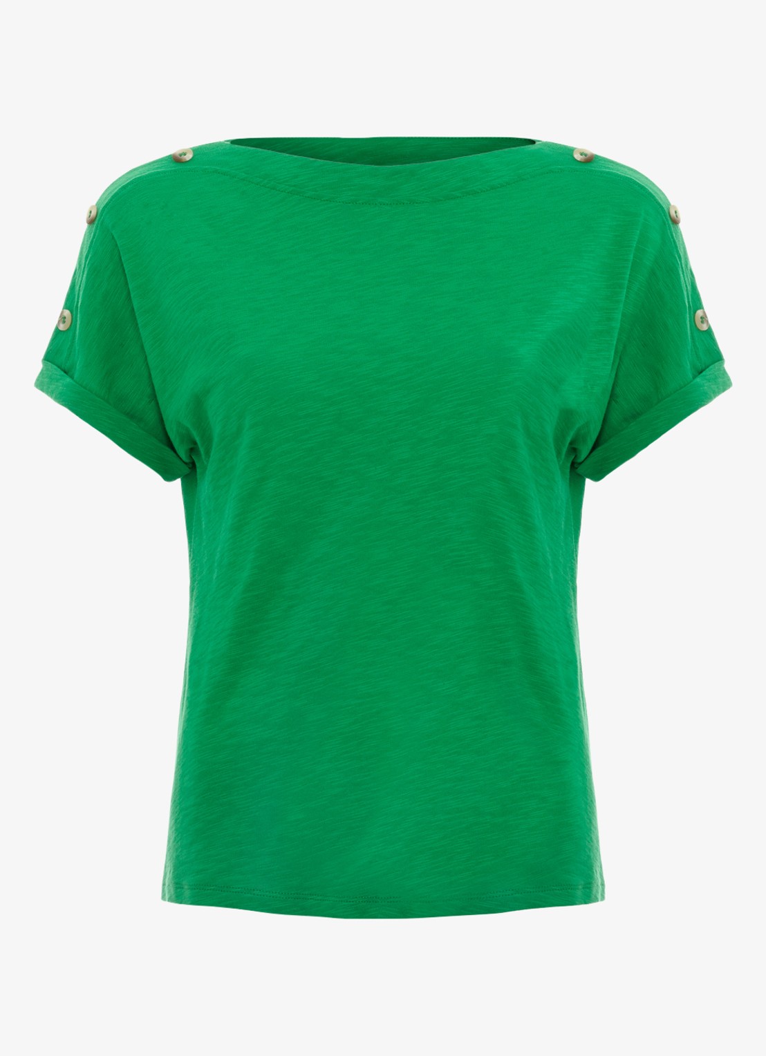 Phase Eight Suzie T-shirt met ronde hals - voorkant 5 groen