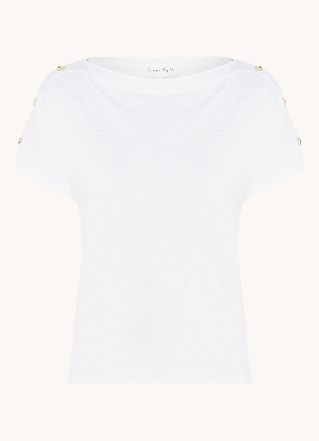 Phase Eight Suzie top met gemêleerd dessin  - voorkant wit