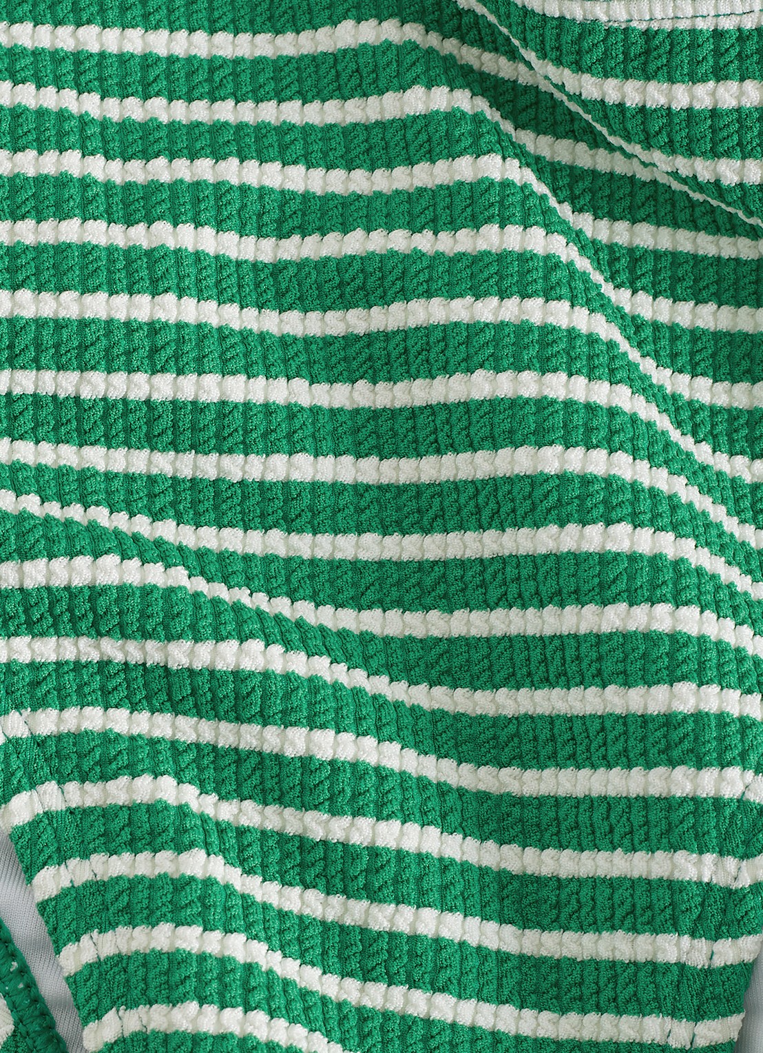 Phase Eight Tankini bikinislip met streepprint en structuur - detail 7 groen