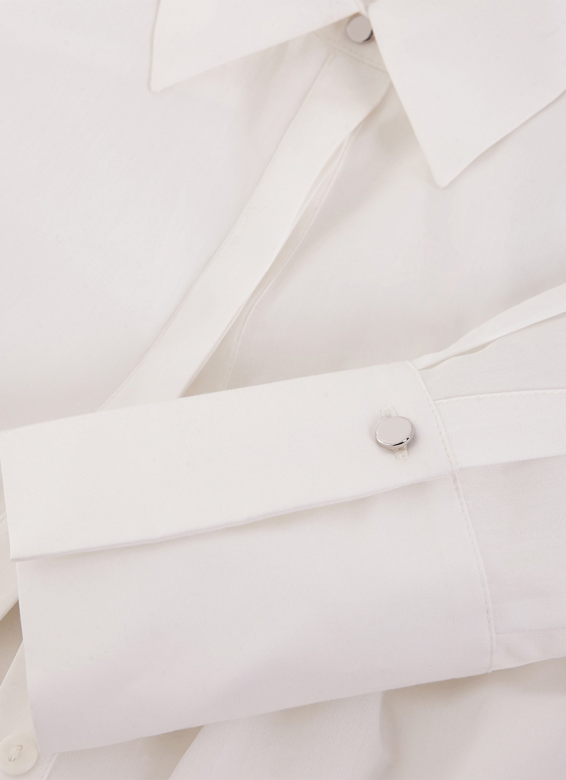 Phase Eight The White Shirt blouse - detail 5 wit