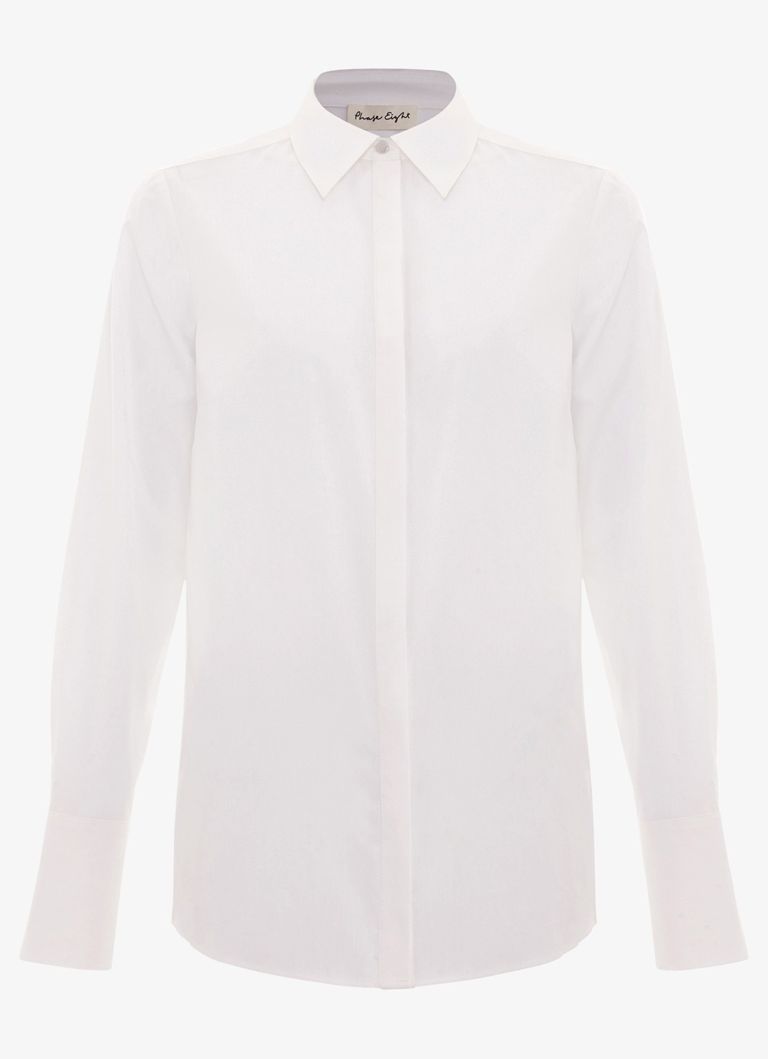 Phase Eight The White Shirt blouse - voorkant wit