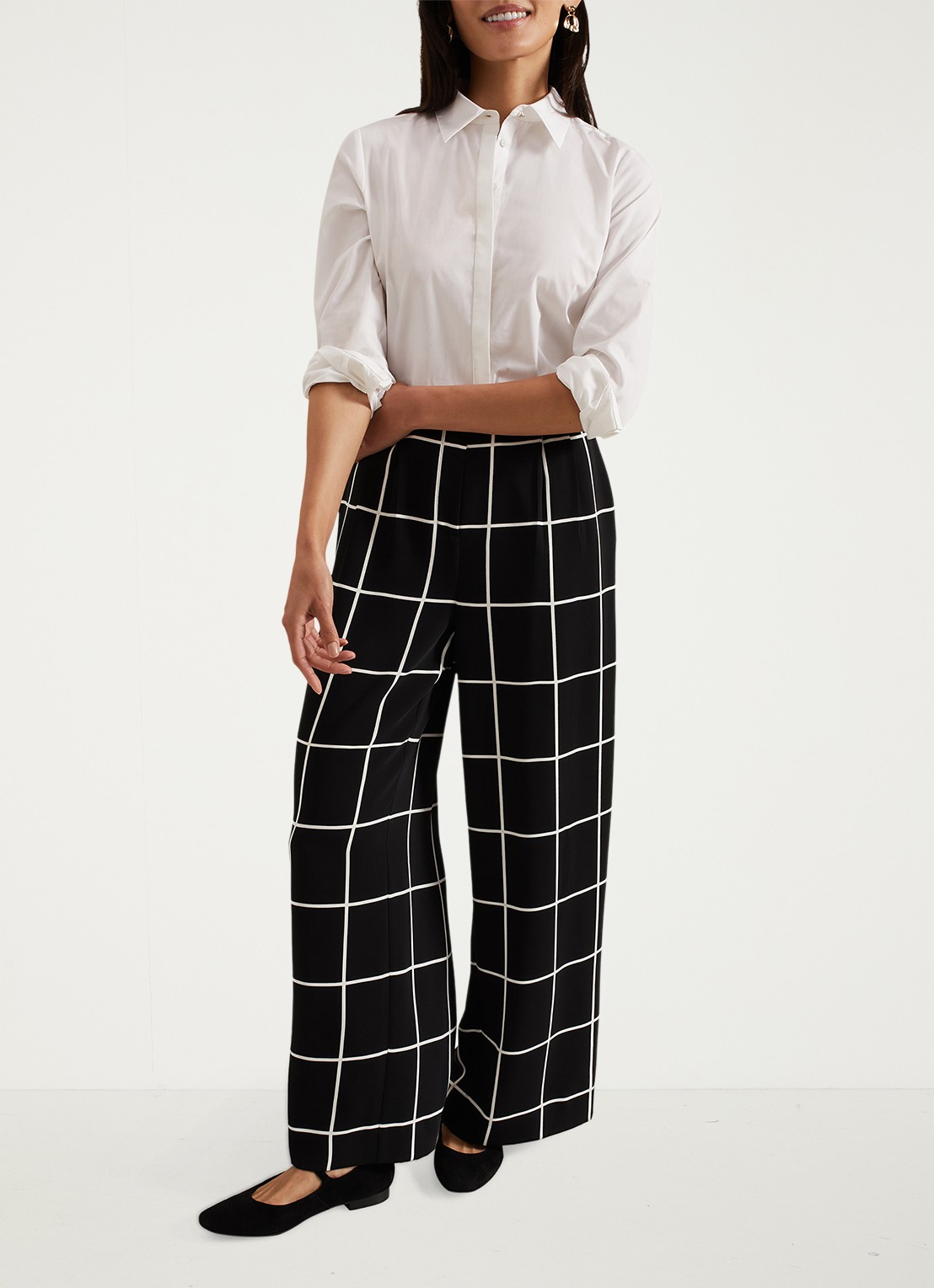 Phase Eight The White Shirt blouse - voorkant 2 wit