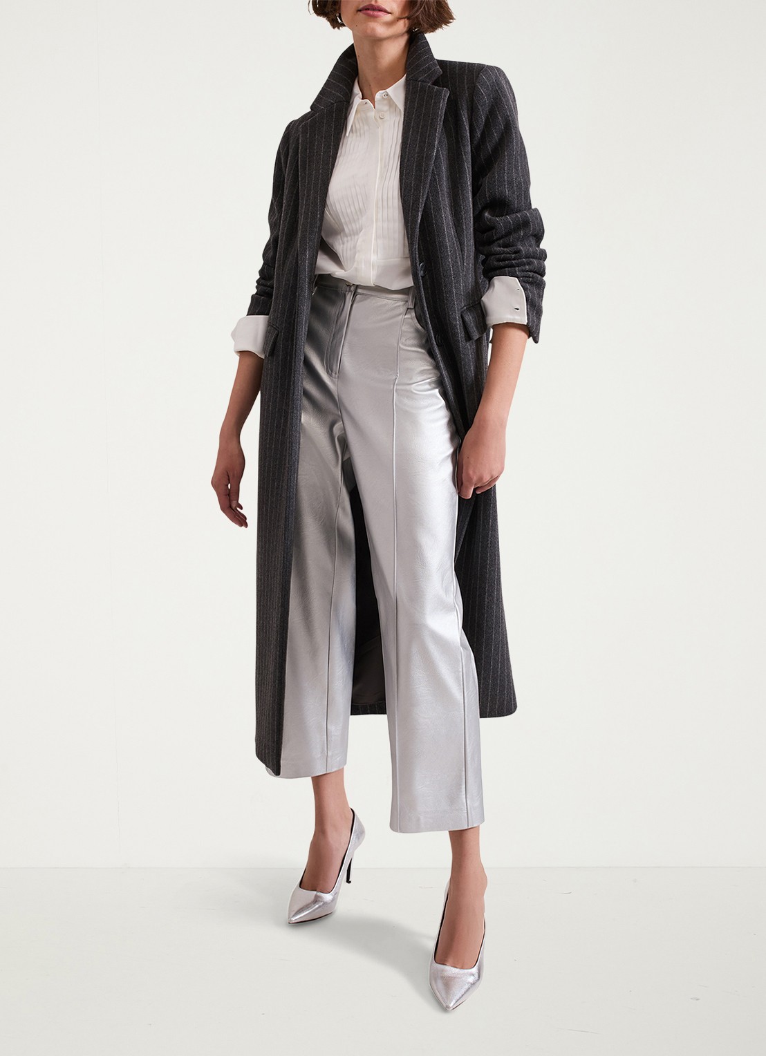 Phase Eight Tiana blouse met kraag - detail 8 wit