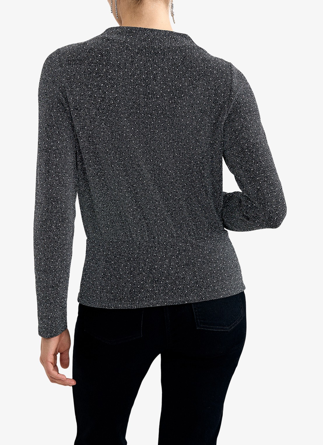 Phase Eight Top met strass - achterkant zilver