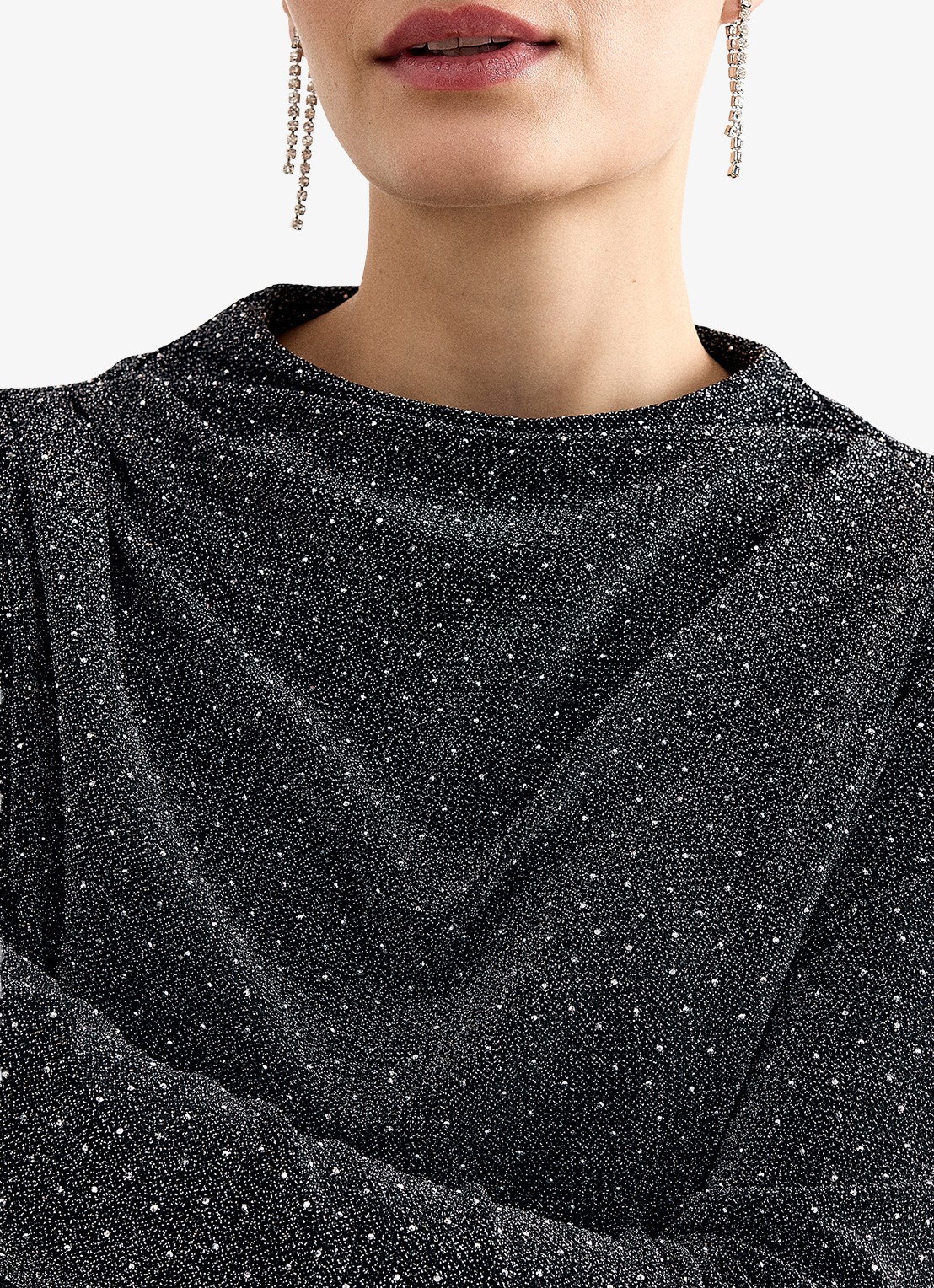 Phase Eight Top met strass - detail 5 zilver