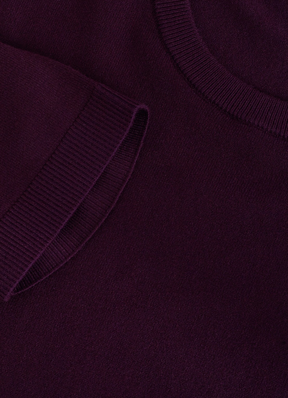 Phase Eight Tula fijngebreide top - detail 5 paars