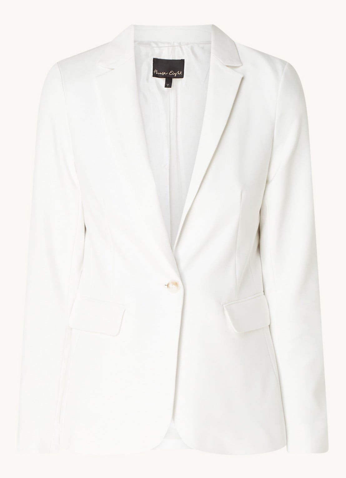 Phase Eight Ulrica blazer met klepzakken - voorkant wit