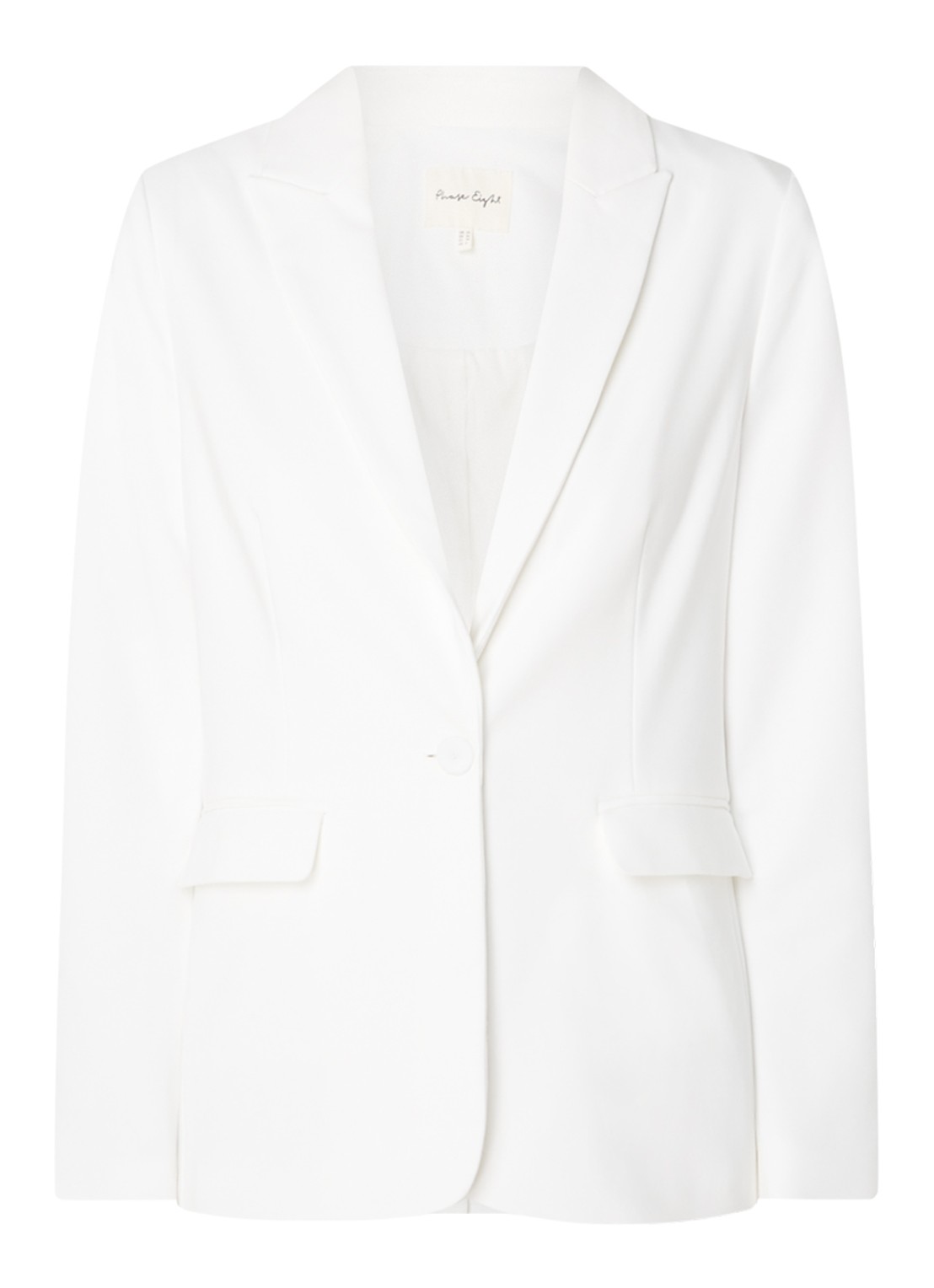 Phase Eight Ulrica blazer met klepzakken - voorkant 2 wit