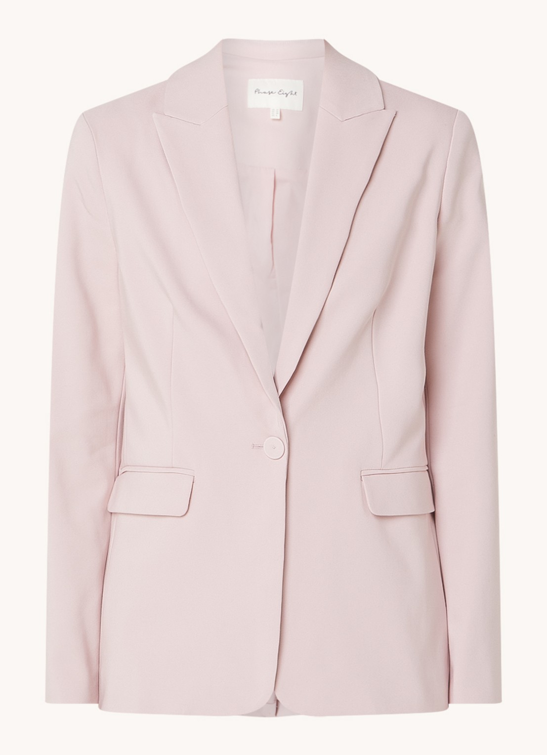 Phase Eight Ulrica blazer met klepzakken - voorkant oudroze