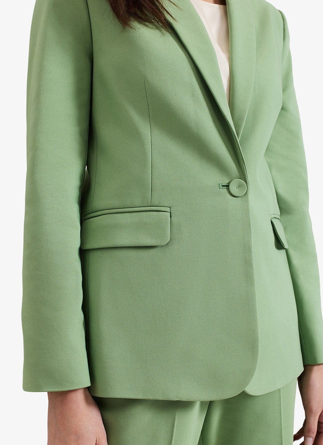 Phase Eight Ulrica blazer met klepzakken - detail 5 lindegroen