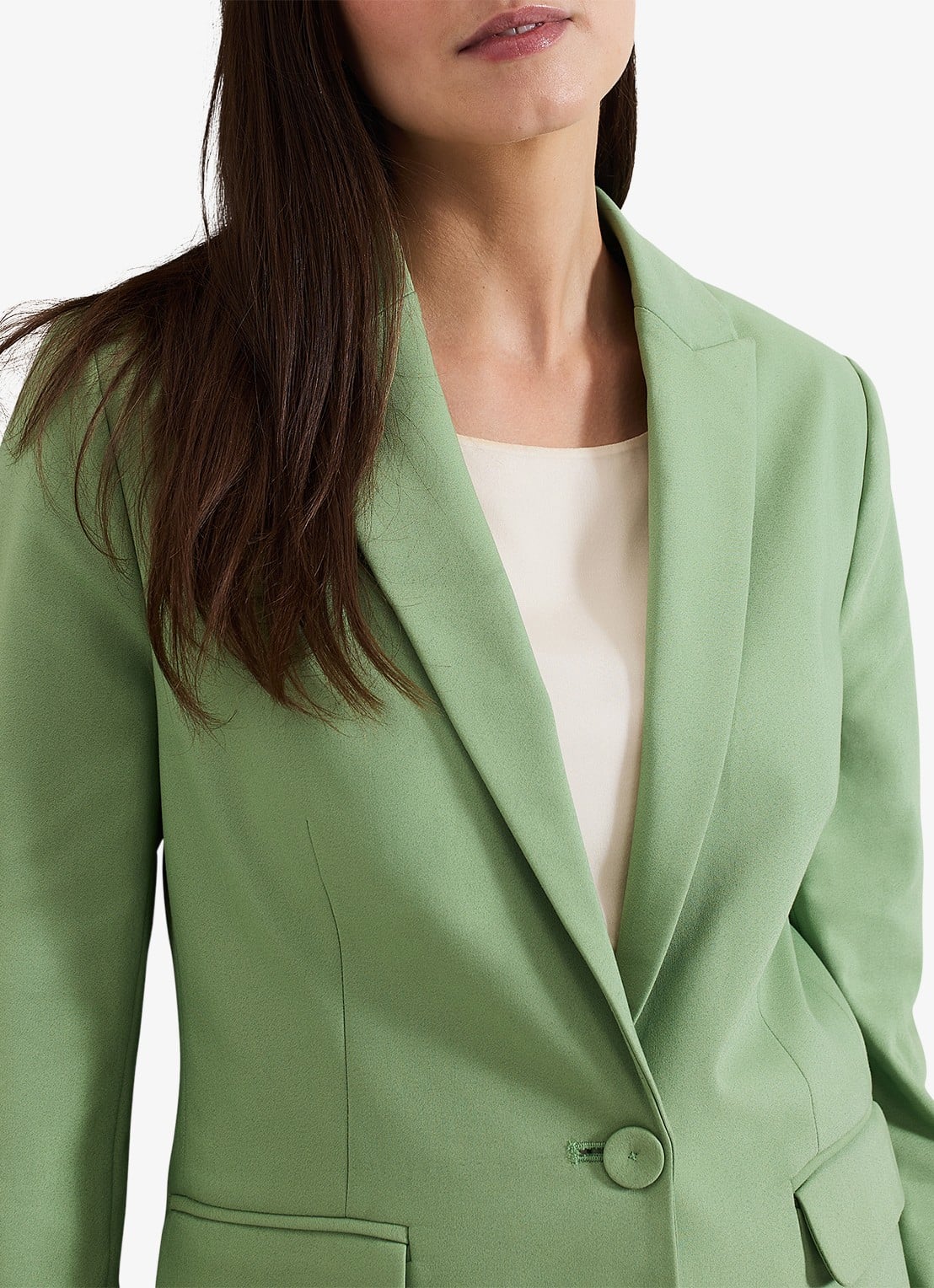 Phase Eight Ulrica blazer met klepzakken - detail 6 lindegroen