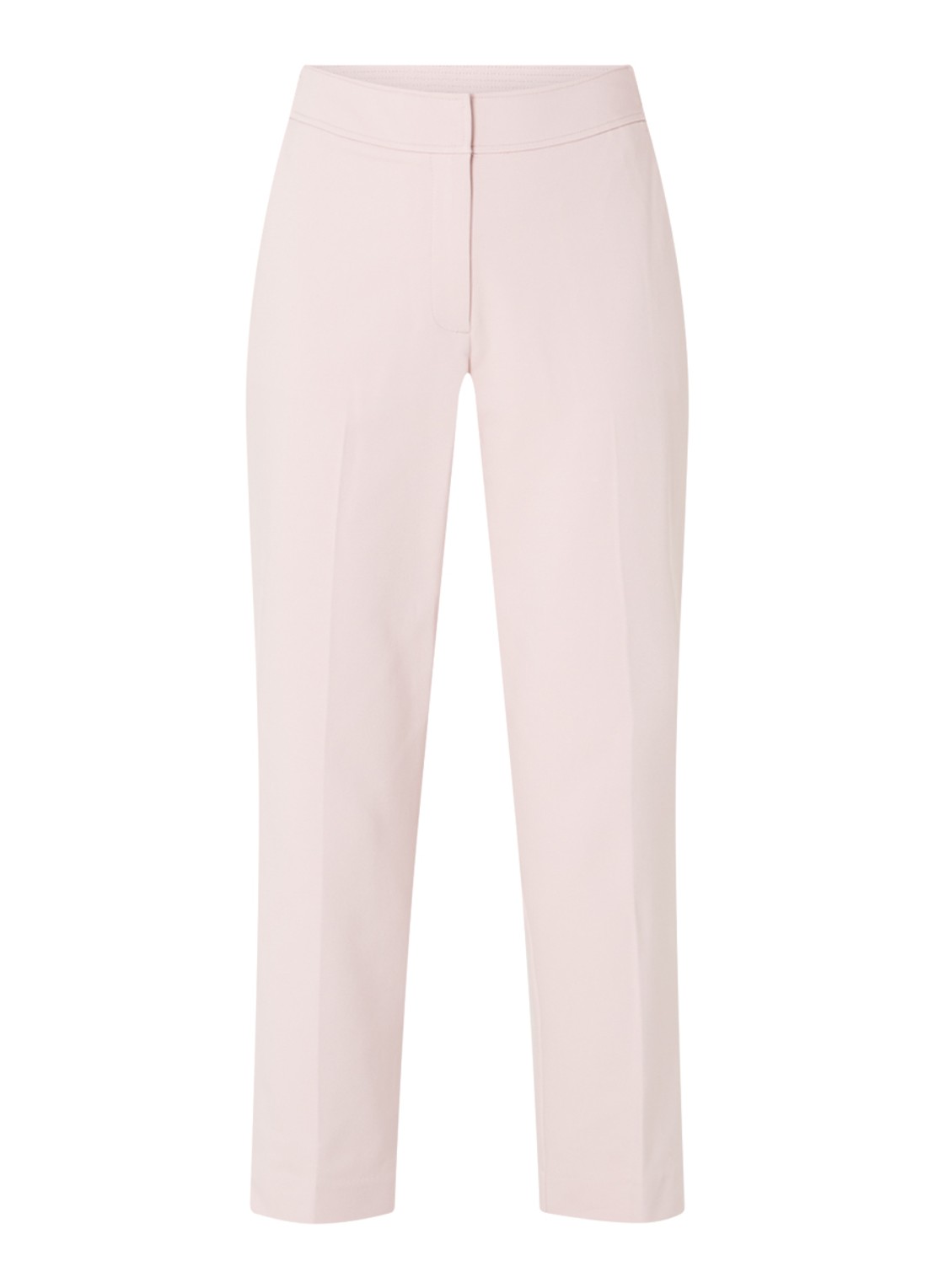 Phase Eight Ulrica high waist cropped tapered fit pantalon met stretch - voorkant 2 oudroze