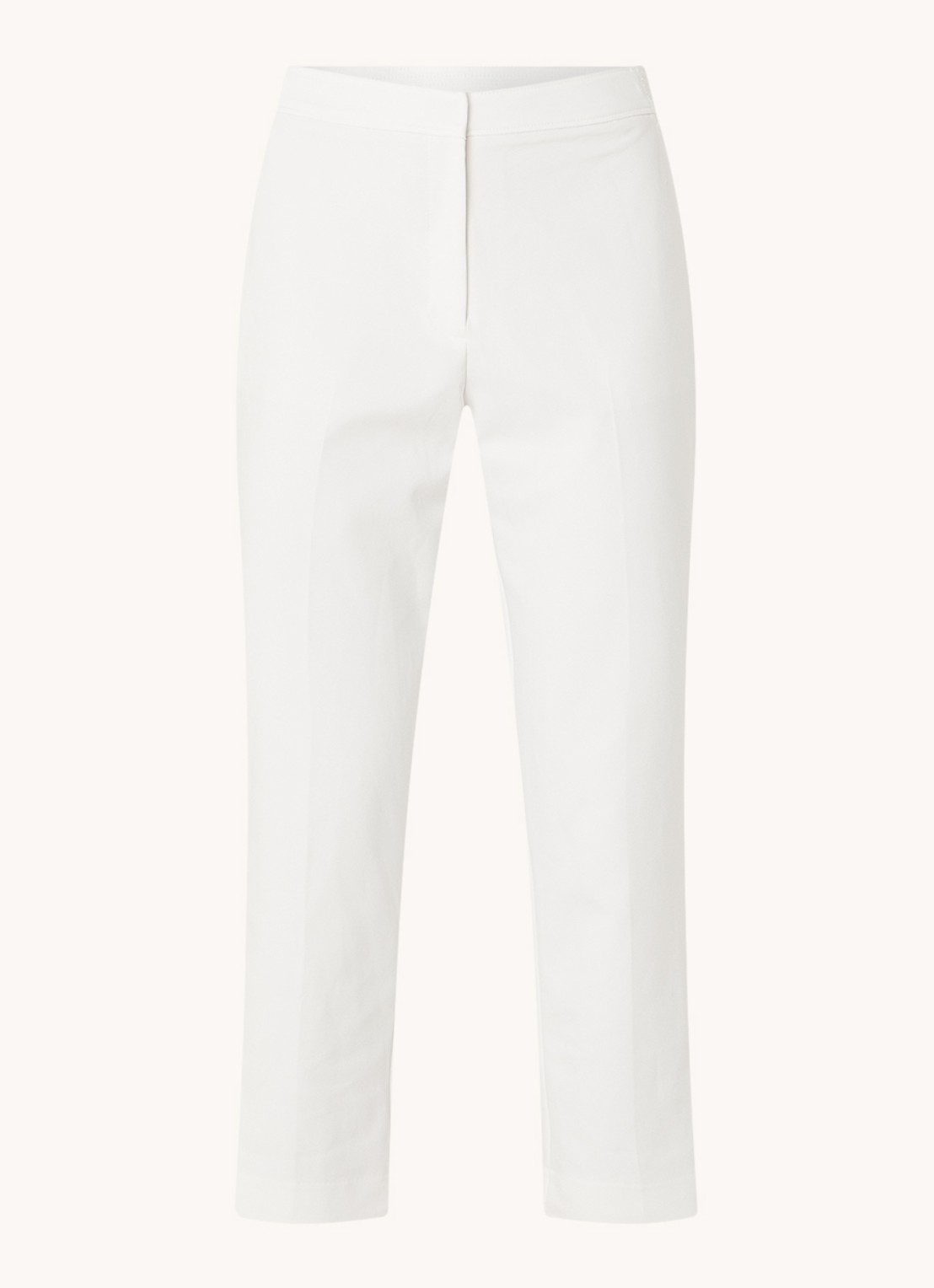 Phase Eight Ulrica high waist tapered fit chino met stretch - voorkant 3 wit