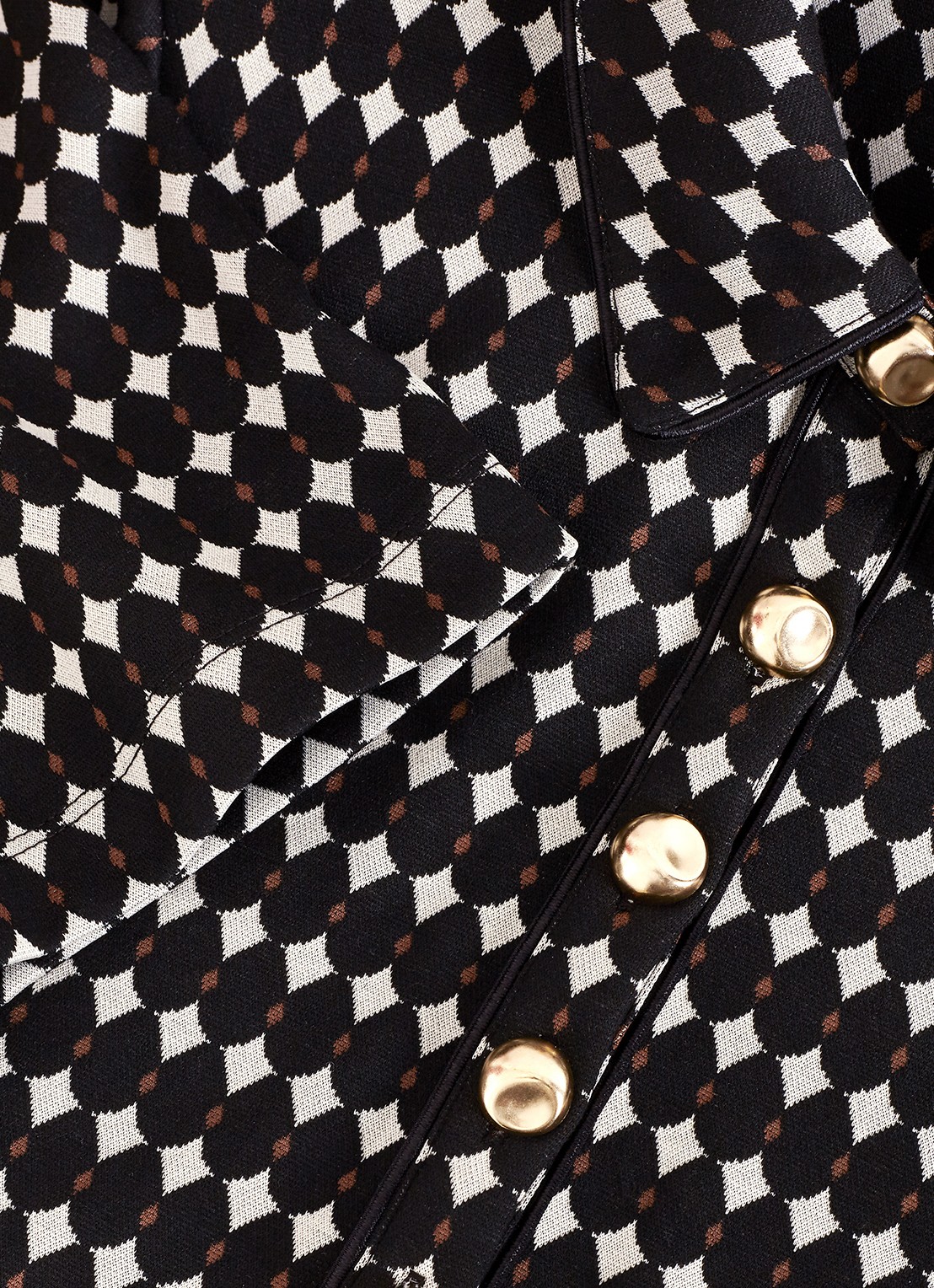 Phase Eight Vivienne mini tuniekjurk met print - detail 6 zwart