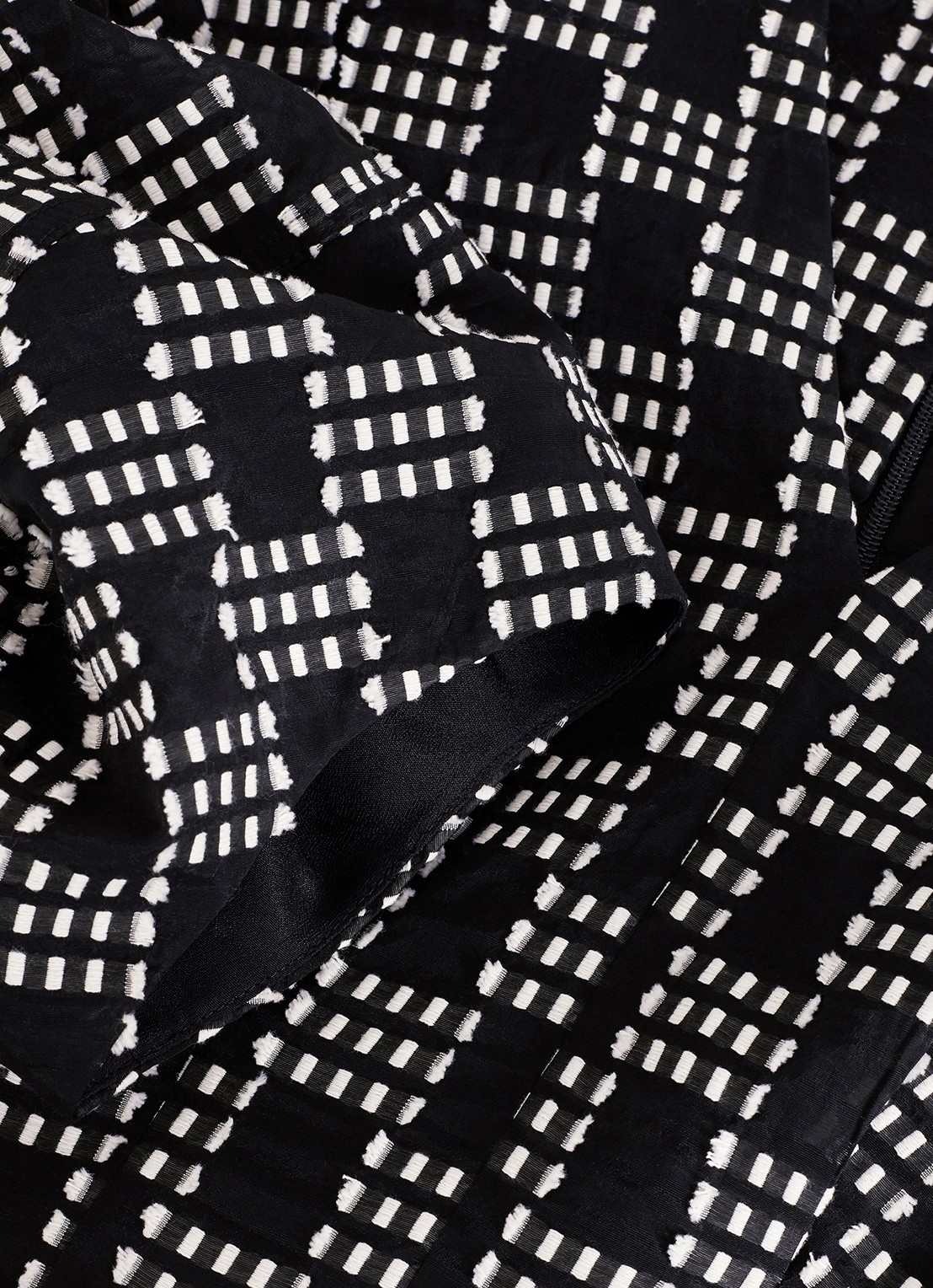 Phase Eight Yasmine midi jurk met print - detail 8 zwart