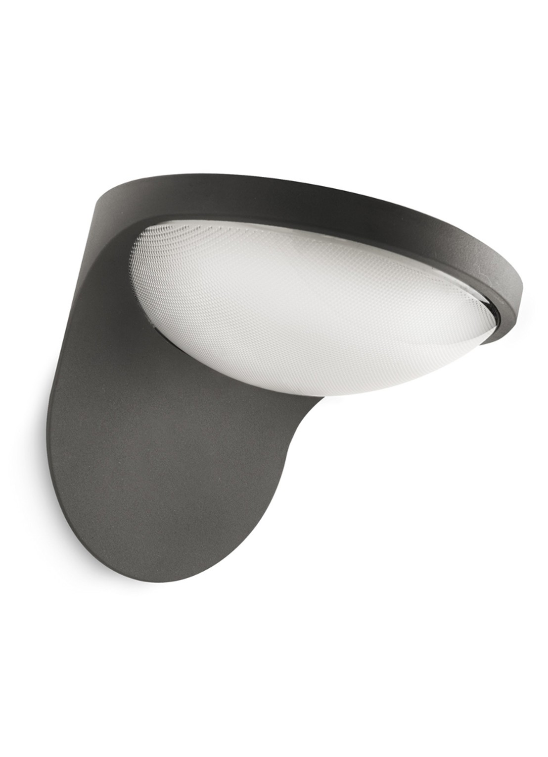Philips Dusk wandlamp met zonnecel - voorkant 2 antraciet