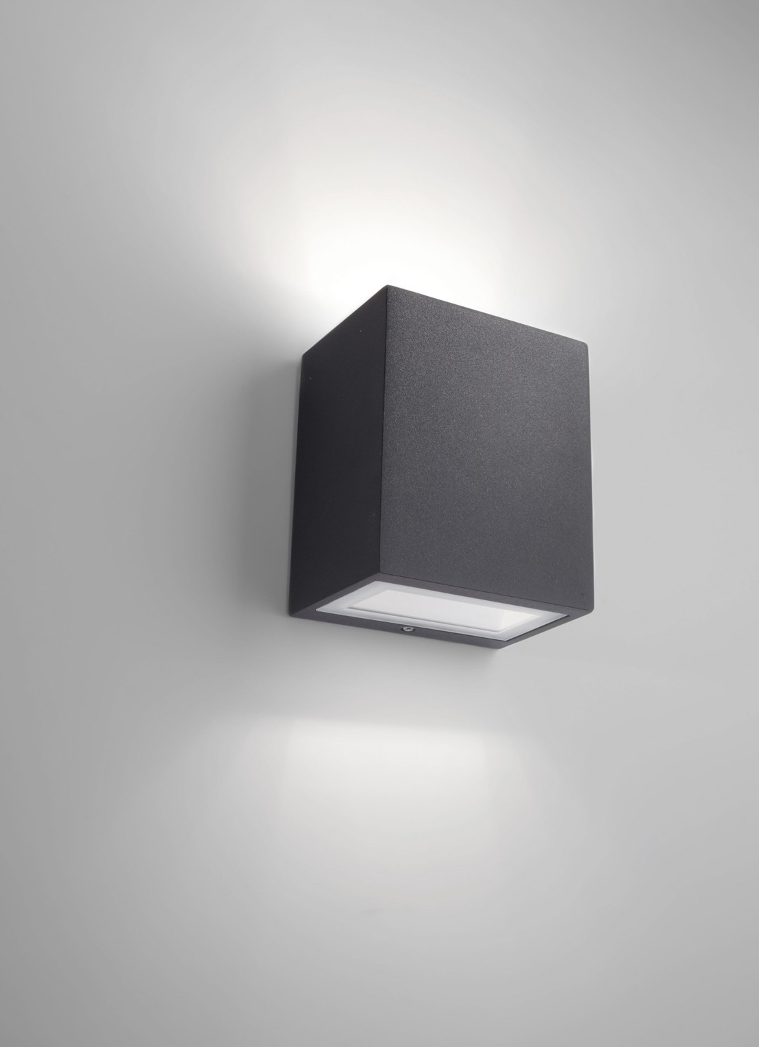 Philips Flagstone wandlamp 13,6 x 11,8 cm - voorkant 2 zwart