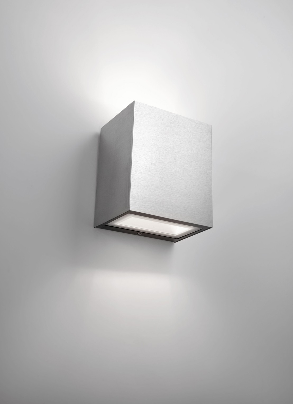 Philips Flagstone wandlamp roestvrijstaal - voorkant 2 metaal