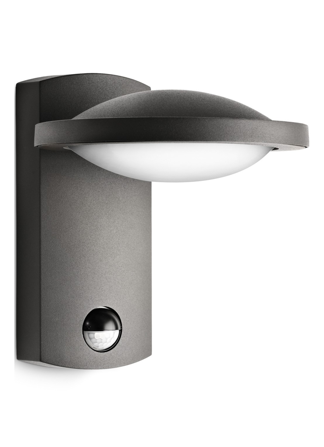Philips Freedom wandlamp met bewegingssensor - voorkant antraciet