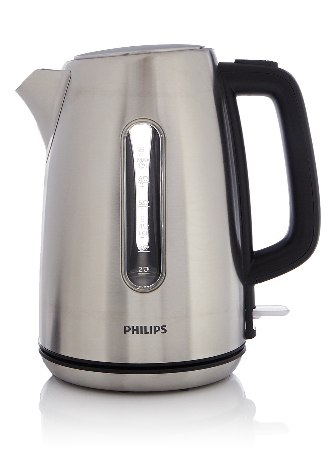 Philips Viva waterkoker 1,7 liter HD9357 - voorkant zilver