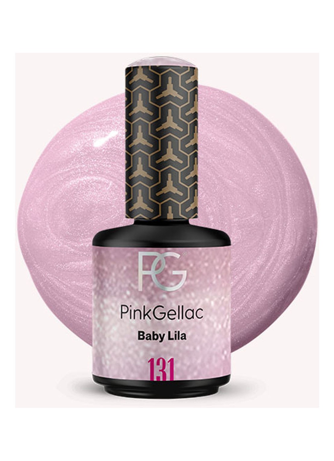Pink Gellac 131 Baby Lila - gel nagellak - voorkant 2 131 baby lila
