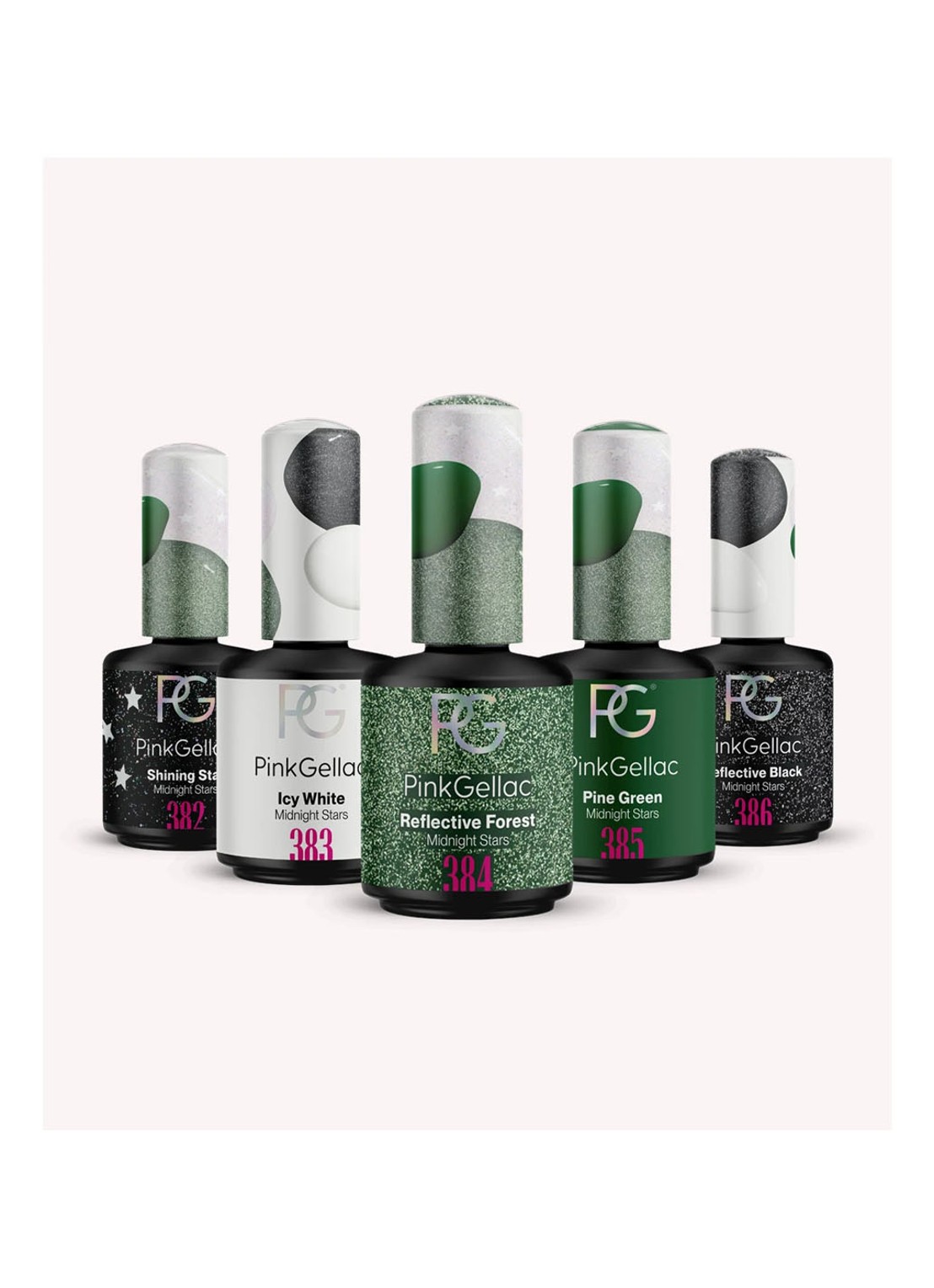 Pink Gellac Collection Box Midnight Stars - gel nagellakset - voorkant 2 undefined