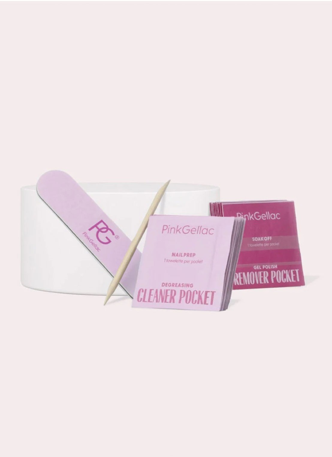 Pink Gellac Compact Set Peel Off Natural - gel nagellakset - detail 4 undefined