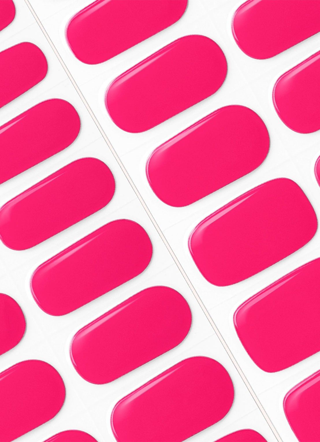 Pink Gellac Gel Stickers - nagelstickers - detail 2 023 rosy red