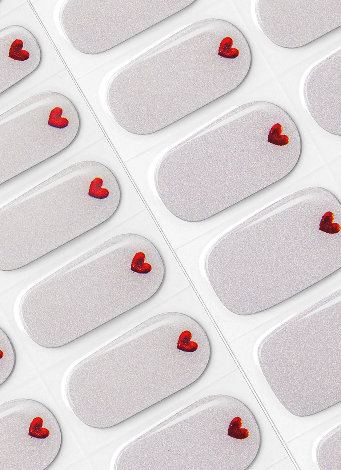 Pink Gellac Gel Stickers - nagelstickers - detail 2 037 loving hearts