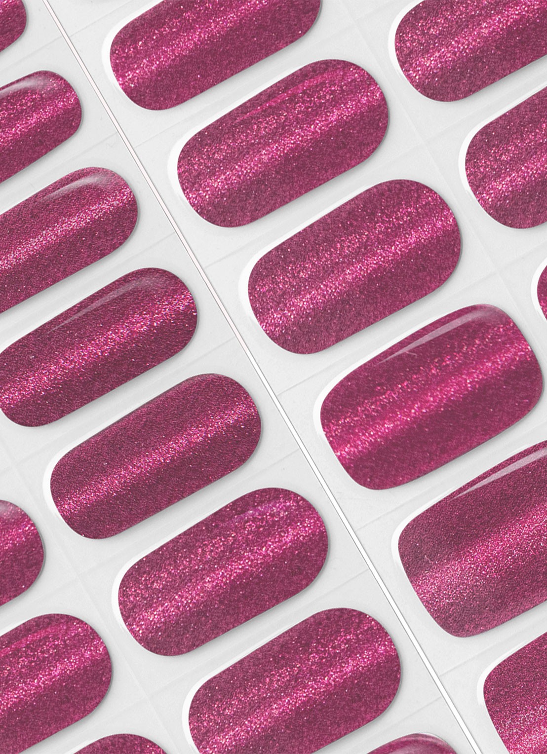 Pink Gellac Gel Stickers - nagelstickers - detail 5 027 cat eye flamenco red