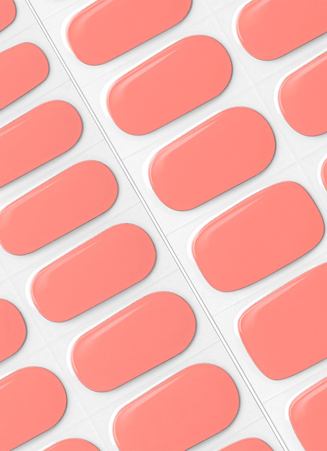 Pink Gellac Gel Stickers - nagelstickers - detail 3 043 soft apricot