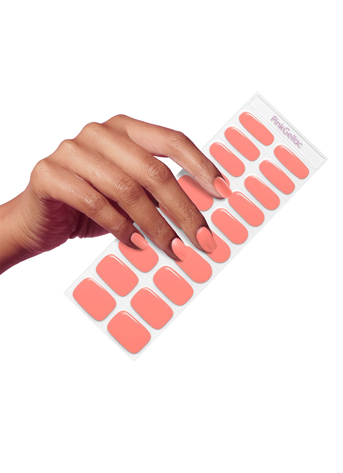 Pink Gellac Gel Stickers - nagelstickers - voorkant 5 043 soft apricot