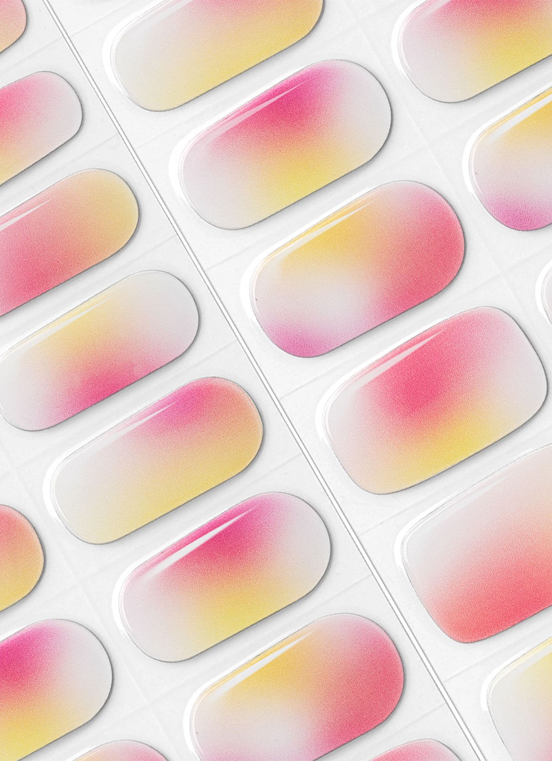 Pink Gellac Gel Stickers - nagelstickers - detail 5 soft sunset