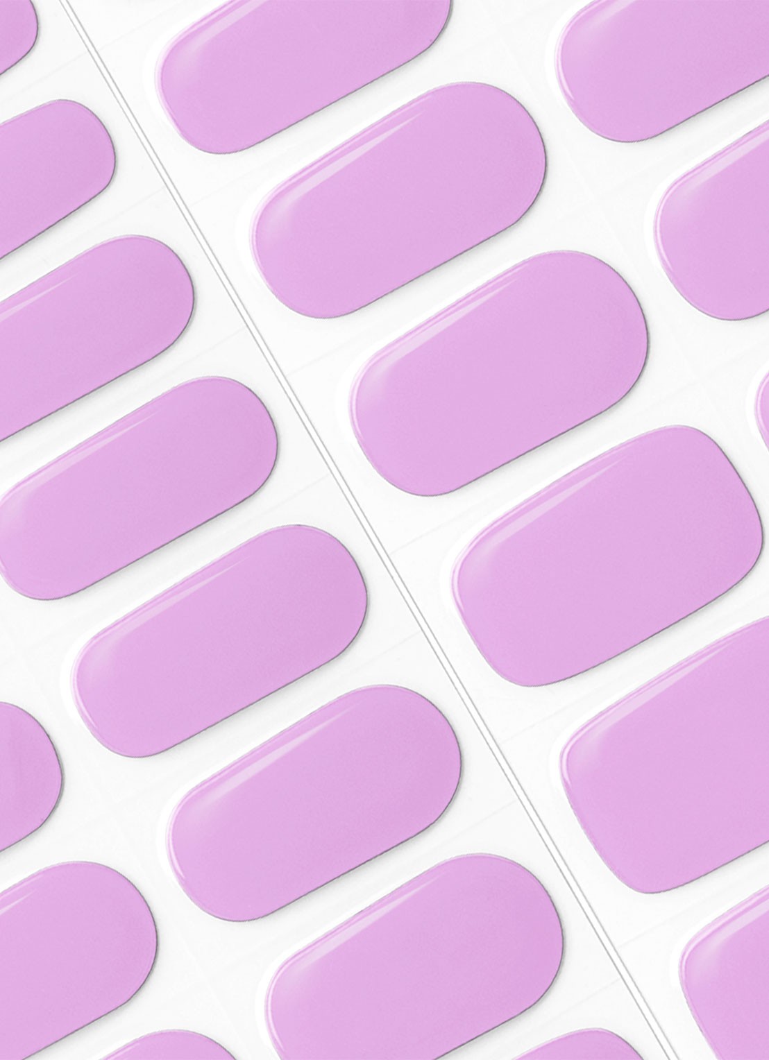 Pink Gellac Gel Stickers - nagelstickers - detail 3 soft lavender