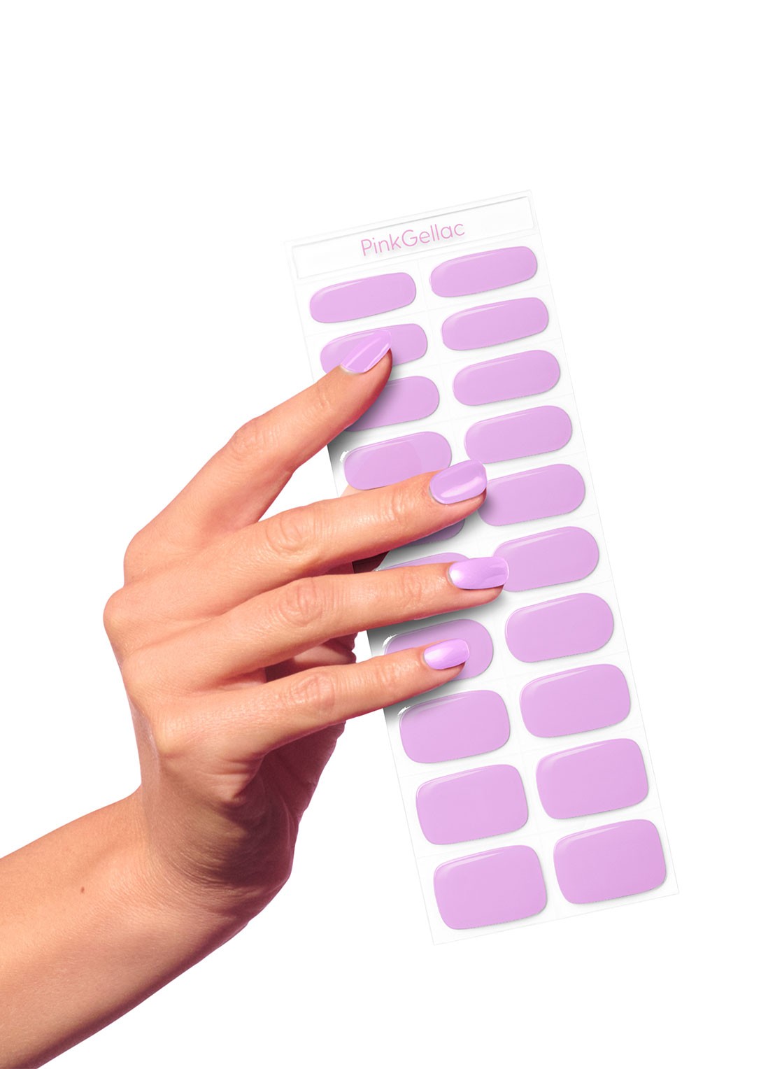 Pink Gellac Gel Stickers - nagelstickers - voorkant 5 soft lavender