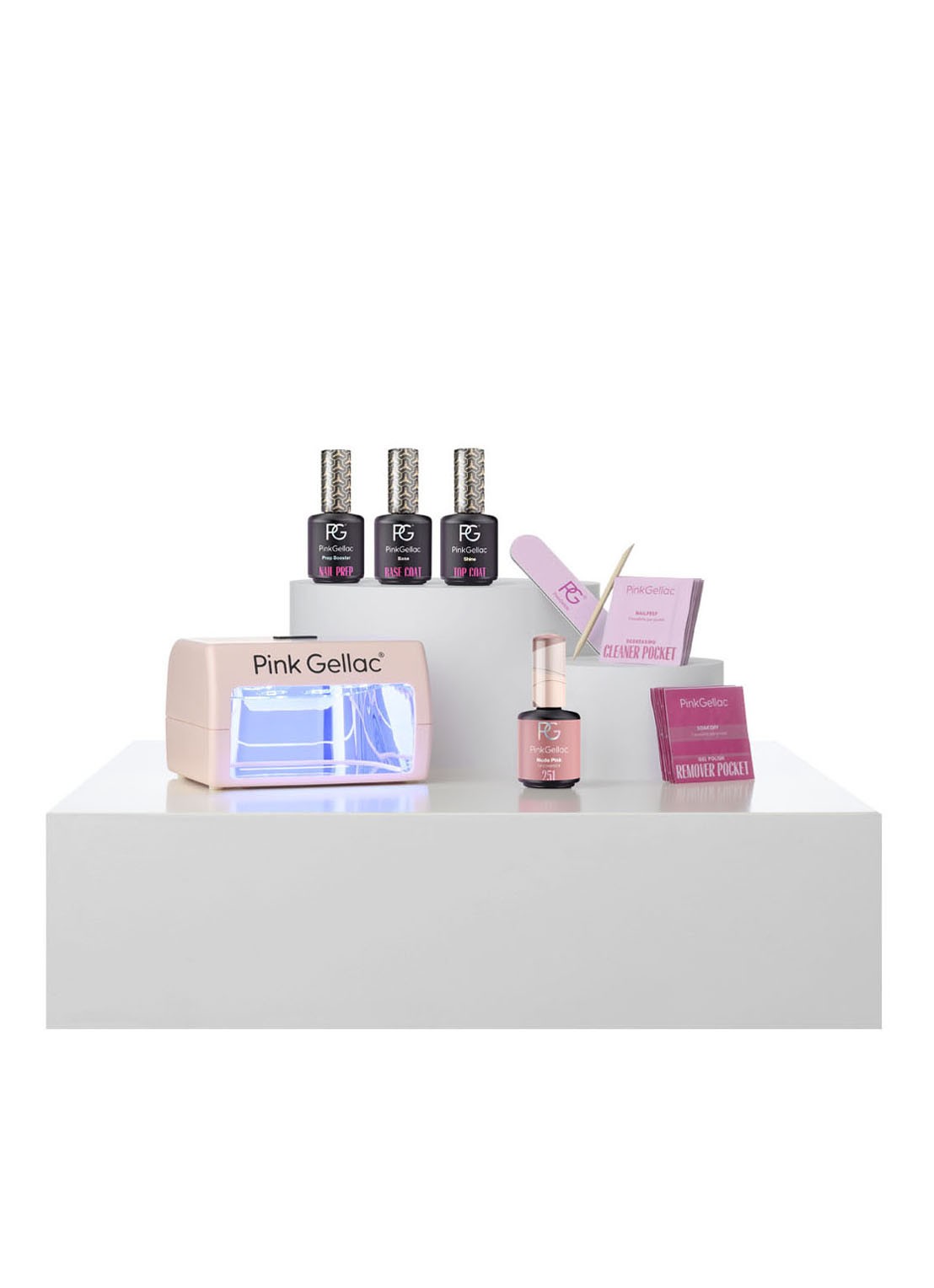 Pink Gellac Neutral Sens starterset - gel nagellakset - voorkant undefined