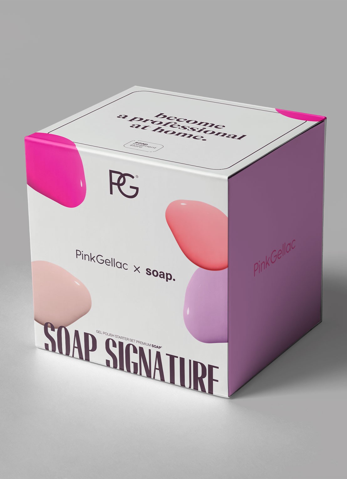 Pink Gellac Premium Set Soap Signature - gel nagellak set - voorkant 2 undefined