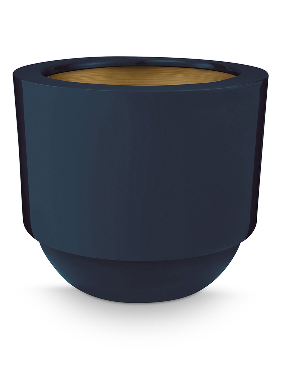 Pip Studio Bloempot voor binnen 32 x 28 cm - voorkant blauw