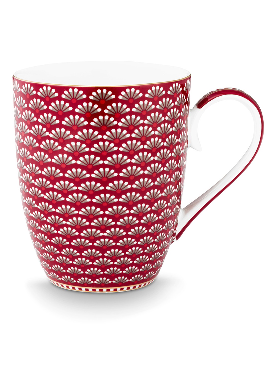 Pip Studio Blooming Tales mok - voorkant 3 donkerrood