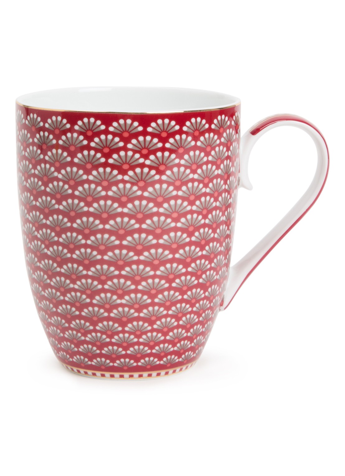 Pip Studio Blooming Tales mok - voorkant donkerrood