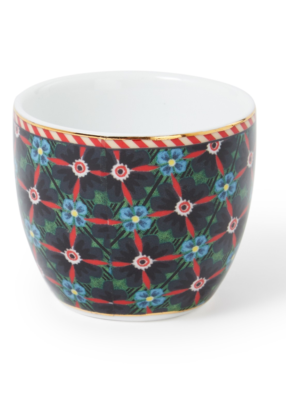 Pip Studio Clover eierdop 4,5 cm - voorkant donkergroen