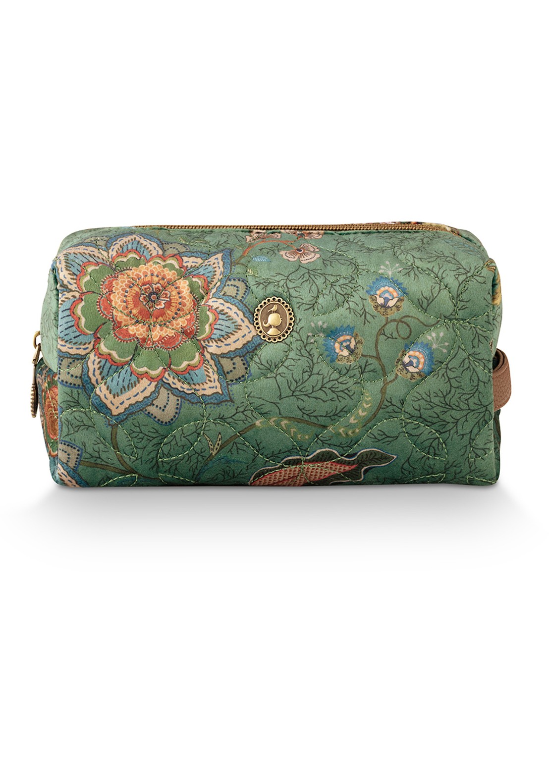 Pip Studio Coco Mumbai Morning beautycase - voorkant 3 groen